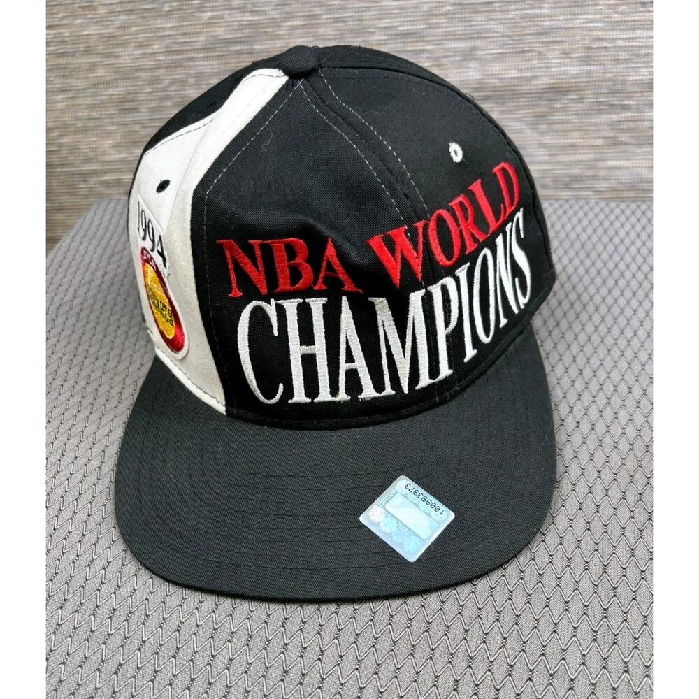 Vintage Houston Rockets 1994 NBA World Champions Starter Cap Hat Snapback OS